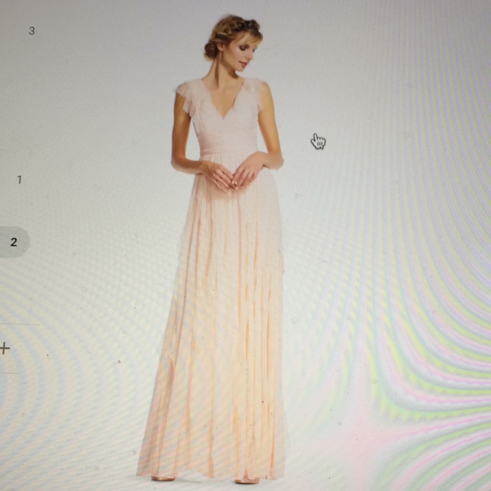 Adrianna Papell Sleeveless Tulle dress Sz 4 petite
